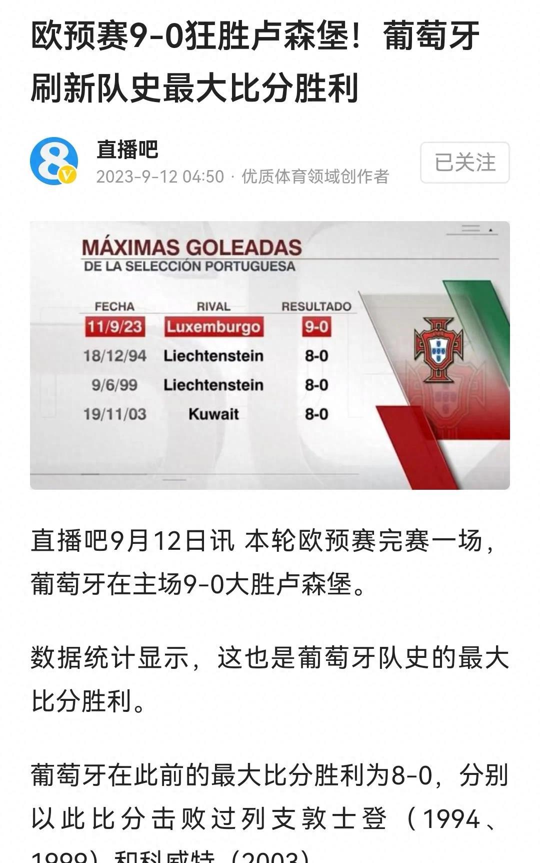 葡萄牙球队取得连胜，实力逐渐显示出来的简单介绍