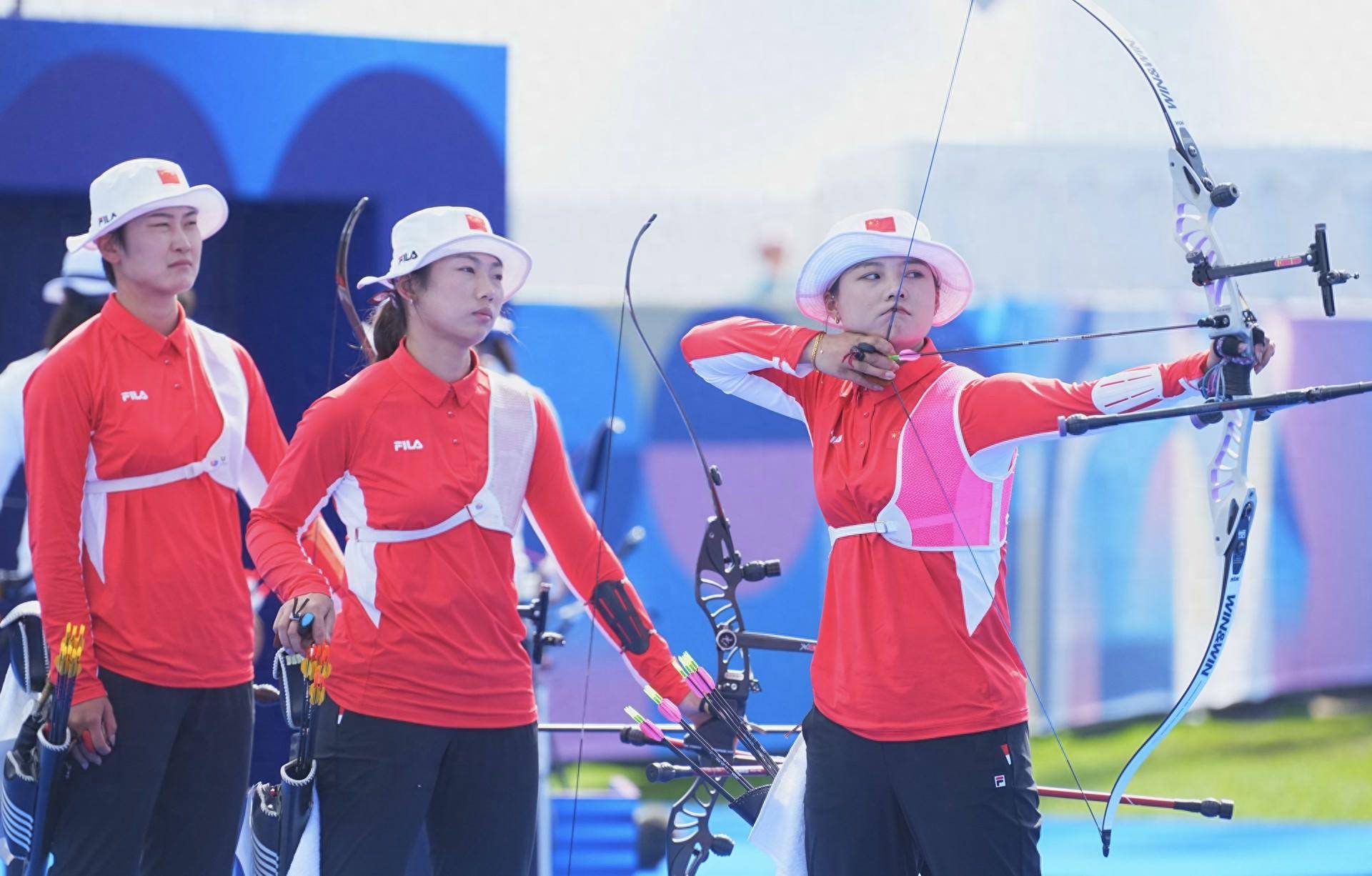 射箭决赛：韩国选手稳操胜券